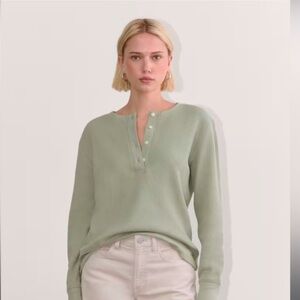 Everlane The Organic Cotton Waffle Henley